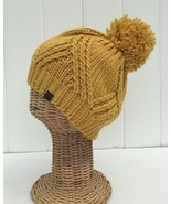 New Kids Winter Beanie Hat Knitted With Pom Pom Yellow Warm Soft #E - £6.48 GBP