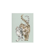 NEW Wrendale Designs Feline Good Cat Notebook , 4x5 Pocket Size with Lined Pages - $9.85