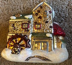 Department 56 Night Before Christmas Dickens Village Mill Glass Ornament 1706 - £22.05 GBP