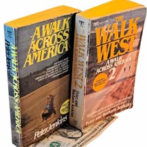 Lot of 2: Walk Across America by Peter &amp; Barbara Jenkins (&#39;80 &amp; &#39;83 1st Ed MMPB) - £30.03 GBP