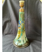 antique dutch Gouda pottery lampfoot . Approx 1920. Several marks. decor... - $394.51 CAD