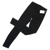 NWT Mother The Looker in Not Guilty Black Stretch Skinny Jeans 24 - £79.47 GBP