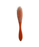 FULLER Nylon White/Clear Bristle Bright Orange Hair Brush Vintage 6 Rows... - $385.07 MXN