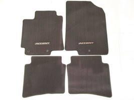 OEM 2012-2015 Hyundai Accent Brown Carpet Floor Mats Floormats 4 Pieces ... - $89.10