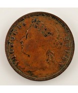 1872-H Straits Settlement 1 Cent Coin (VF Very Fine Plus Condition - $85.59 CAD