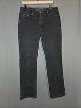 Levis 505 Straight Leg Jeans Womens 31&quot;W 32&quot;L Low Rise Black Denim Wash - $1,062.99 MXN
