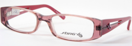 Sting De Rigo VSJ556 0M12 Transparent Mauve /PINK Eyeglasses Glasses 47-15-130mm - £32.70 GBP