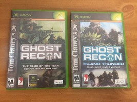 XBox Ghost Recon and Ghost Recon Island Thunder Video Games - Complete w... - £9.21 GBP