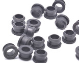 5/8&quot; x 1/2&quot; ID w 1/4 Groove Push in Rubber Wire Grommet Bushings Tubing ... - $10.65+