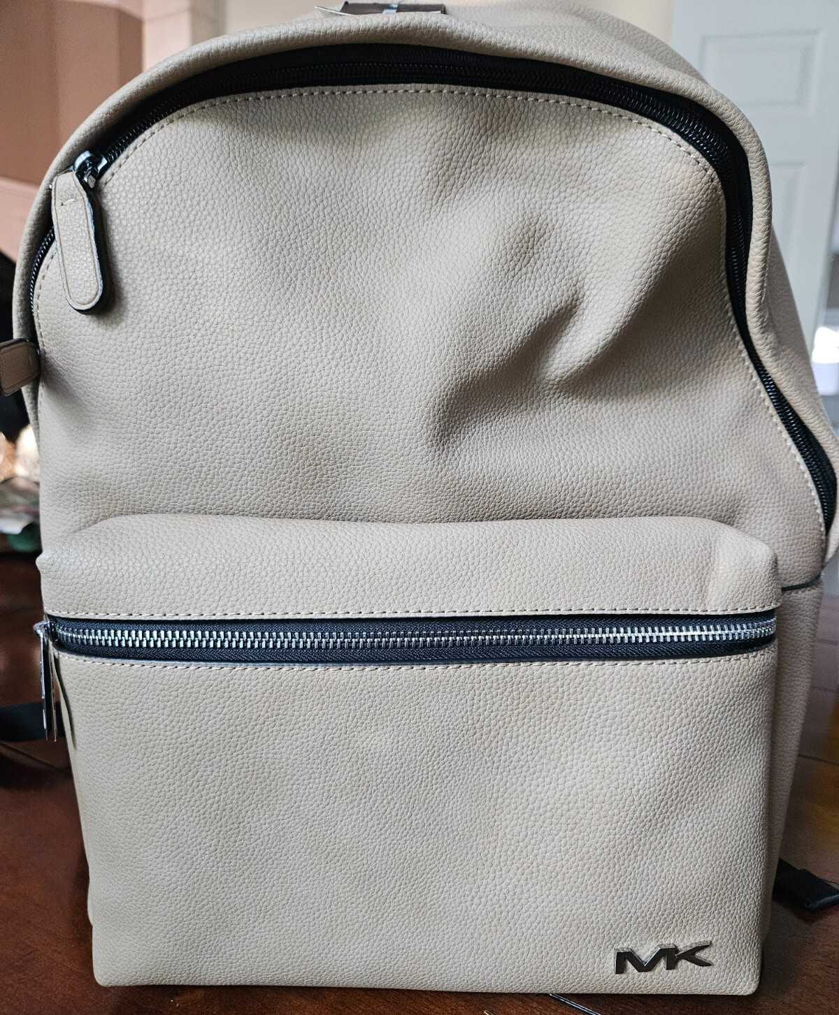 Michael Kors Men&#39;s Malone Adjustable Solid Nylon Backpack -Camel NWT - $128.70