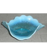 Victorian Pressed OPALESCENT GLASS Jefferson MANY LOOPS PATTERN 1908 Tri... - $23.75