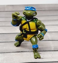 Teenage Mutant Ninja Turtles LEONARDO Playmates 1988 TMNT Hard Head w Belt - £7.97 GBP