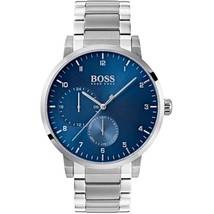 HB1513597 Hugo Boss Herren-Chronograph, Quarz, Edelstahl, blaues... - £99.84 GBP