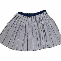 Vineyard Vines Skirt Blue White Striped Womens 100% Cotton Lined 26X16 - £17.21 GBP