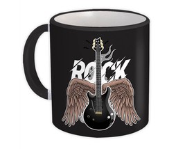 Hard Rock Guitar Skulls Wings Music Art Poster : Gift Mug Stylish Print Lover - £12.70 GBP