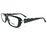 Vogue VO2690-B W44 Eyeglasses Frames Black Clear Geometric Silver 52-15-135 - $46.54