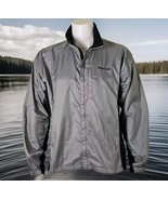 Marmot PreCip Rain Jacket Mens L Gray Lightweight Ripstop Stretch Panel ... - $28.78