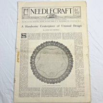 Needlecraft Sept 1915 Embroidery Crochet Fashion Dress Making Fancy Work Antique - $17.99