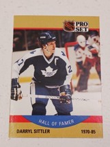 Darryl Sittler Toronto Maple Leafs 1990 Pro Set Hall Of Famer Card #404 - £0.76 GBP