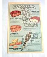 1979 Boyer  Color Ad Mallo Cup, Peanut Butter Cups, Smoothie Altoona , Pa. - £6.40 GBP