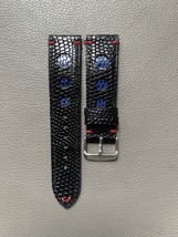 Green Genuine Lizard Leather Watch Strap Band - Custom Sizes 17 18 19 20... - $45.00