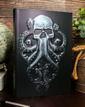 Ancient One Sea Octopus Call Of Cthulhu Skull Blank Page Hardcover Journal Book - £16.51 GBP