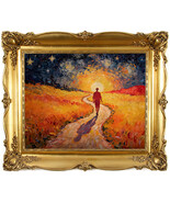 Digital Artwork Journey Into the Light: B/W Night's Melodies and Life's Colors.. - $5.55