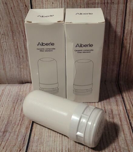 "SET OF 2" Aiberle Faucet Water Filters ceramic composite filter Elements, "NEW" - $24.49