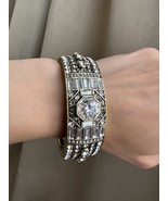 Heidi Daus Vintage Bracelet Bronze Gold Crystal - €144,11 EUR