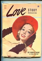 Love Story MAGAZINE-JUNE 1953-PULP-JOHNSTON-SOUTHERN States PEDIGREE-vf - £126.39 GBP