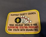 Fairfield County Council 1996 Holiday Bowl-O-Ree. Patch - £3.10 GBP