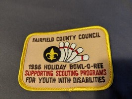 Fairfield County Council 1996 Holiday Bowl-O-Ree. Patch - £3.15 GBP