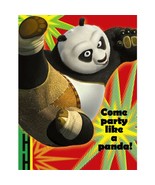 Kung Fu Panda Kaboom Invitations  Birthday Party Supplies 8 Invites Per ... - $6.95