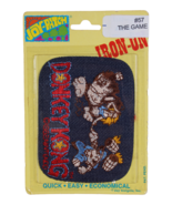 Vintage Donkey Kong JOY PATCH Embroidered Iron On 1980s ON CARD - £37.92 GBP