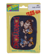 Vintage Donkey Kong JOY PATCH Embroidered Iron On 1980s ON CARD - $907.54 MXN