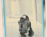 Vintage Star Wars Empire Strikes Back Trade Card #229 R2-D2 Kenny Baker - £1.55 GBP