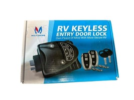 NEW Mictuning RV Keyless Entry Door Lock With 2 Remotes For Motorhome Camper - £92.78 GBP