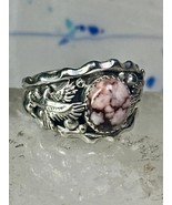 Navajo Eagle ring wildhorse turquoise size 14.50 sterling silver men - $4,383.35 MXN