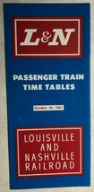 Louisville &amp; Nashville Railroad Time Tables October 29, 1967 L&amp;N - £9.38 GBP
