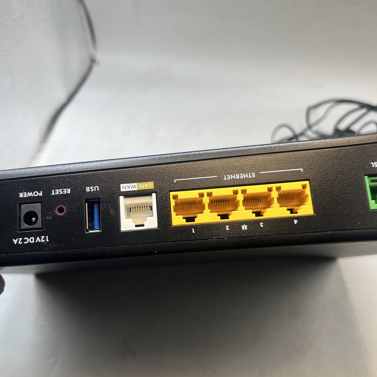 CenturyLink ZyXEL C3000Z DSL Modem Wireless Router w/ AC Adapter *Tested* OEM Item image 12