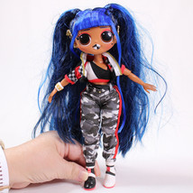 LOL Surprise OMG Downtown BB Girl Doll Blue Hair Camo MGA Entertainment LOL Doll - £7.70 GBP