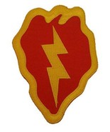 25th Infantry Division Medium Army Patch - $9.00