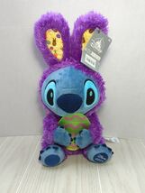 Disney Purple Easter Bunny Stitch 2024 plush Lilo &amp; STITCH  holding egg - $9.89