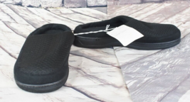 Dearfoams Small Memory Foam Slippers NWT Black - £16.29 GBP