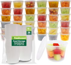 Airtight 16 oz Meal Prep Containers - 36 Pack | BPA-Free, Stackable &amp; Ea... - $32.62