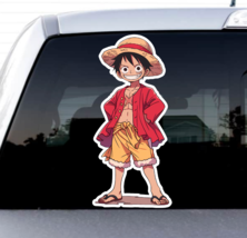 One Piece Anime Power Pirate Luffy Straw Hat Sticker Decal Truck Car Wall Phone - £3.18 GBP+