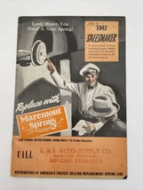 1942 Salesmaker Maremont Springs Catalog Parts Manual Book Vintage Original - $14.20