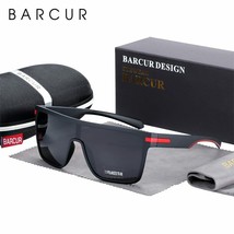 BARCUR Oversized Polarized Sunglasses Men Square Sun glasses Driving Goo... - $39.86 CAD