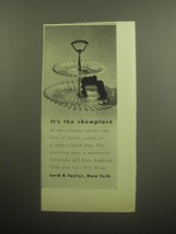 1958 Lord & Taylor Two Tier Plates Advertisement - It's the Showplace - $18.49