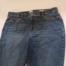 Wonderly Women’s 18 W High-Rise Pull-On Skinny Crop Jeans Jeggings Stretch Blue image 12